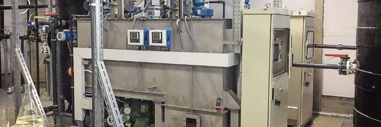 Fast clarification plant