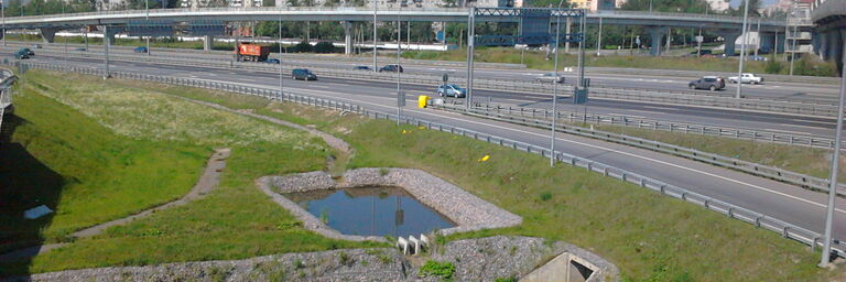 Ring road around the city of St. Petersburg