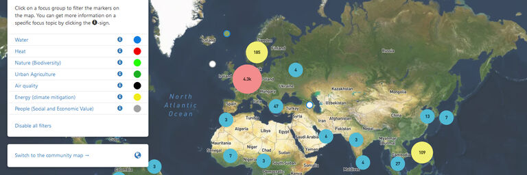 ClimateScan map