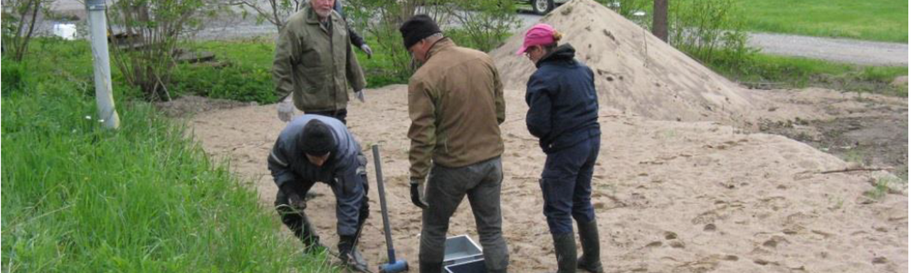 Construction of Nurmijärvi pilot soil filtration system
