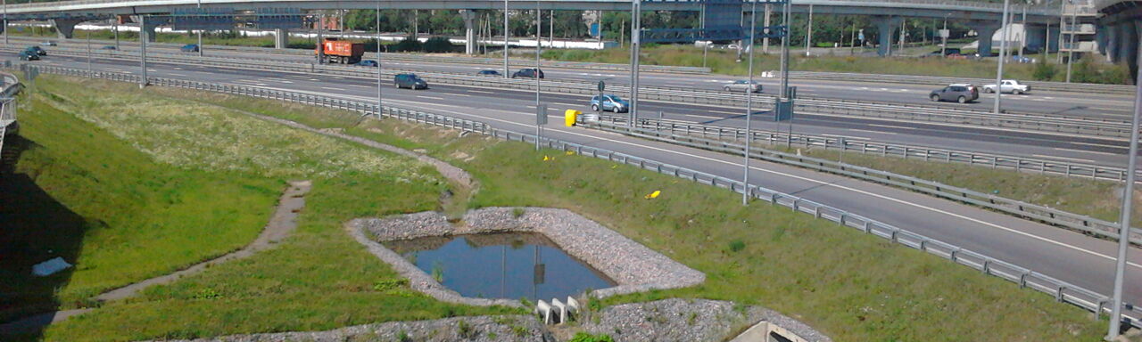 Ring road around the city of St. Petersburg